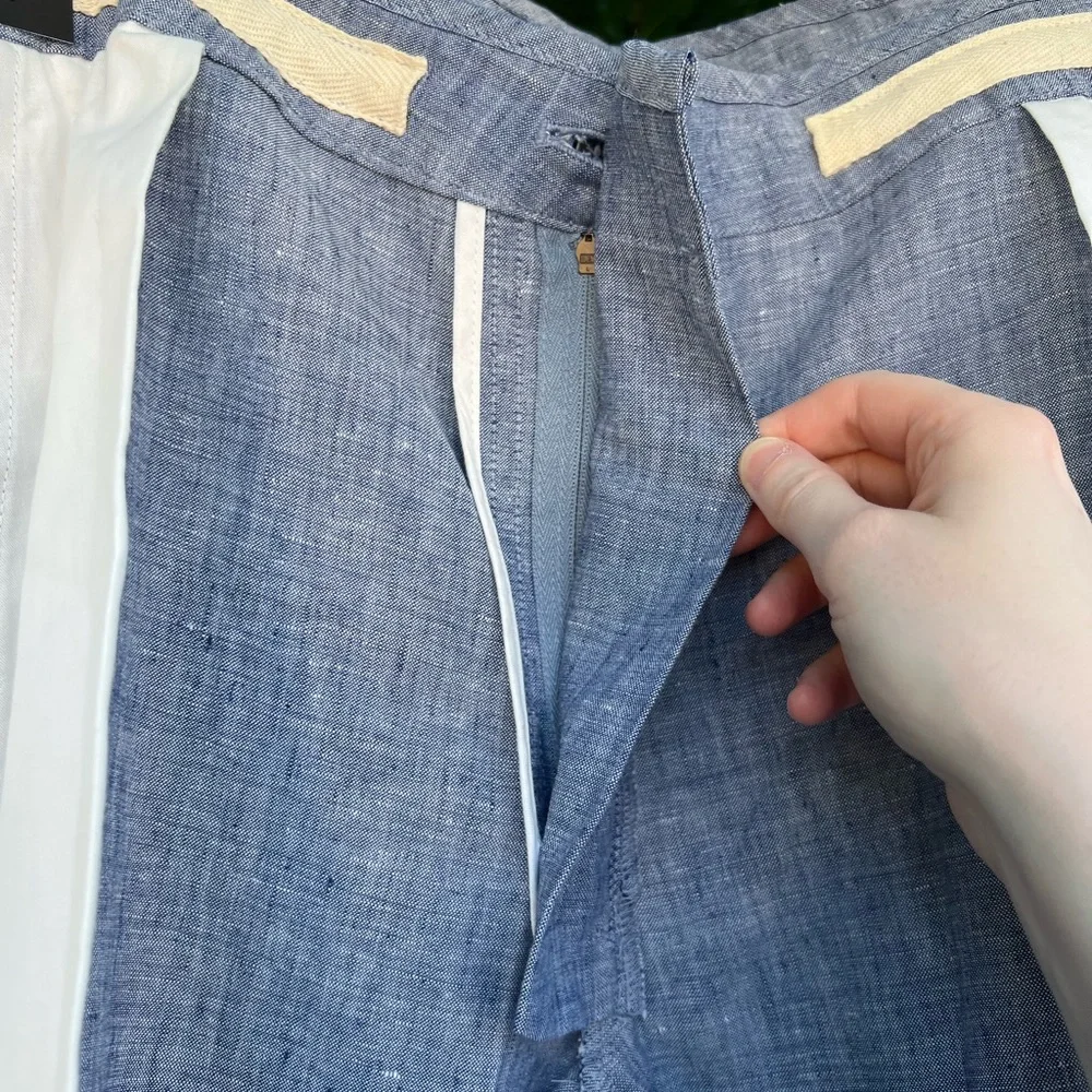 NWT 40W Jos A. Bank Reserve Linen Trousers